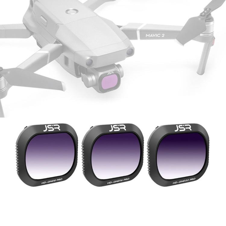 JSR Drone 3 in 1 Gradient GND8+GND16+GND32 Lens Filter for DJI MAVIC 2 Pro, GND8+GND16+GND32 JSR Drone 3 in 1 Gradient GND8+GND16+GND32 Lens Filter for DJI MAVIC 2 Pro, GND8+GND16+GND32